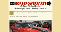 Desktop Screenshot of horsepowerparts.de