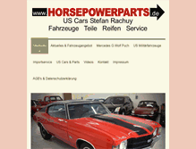 Tablet Screenshot of horsepowerparts.de